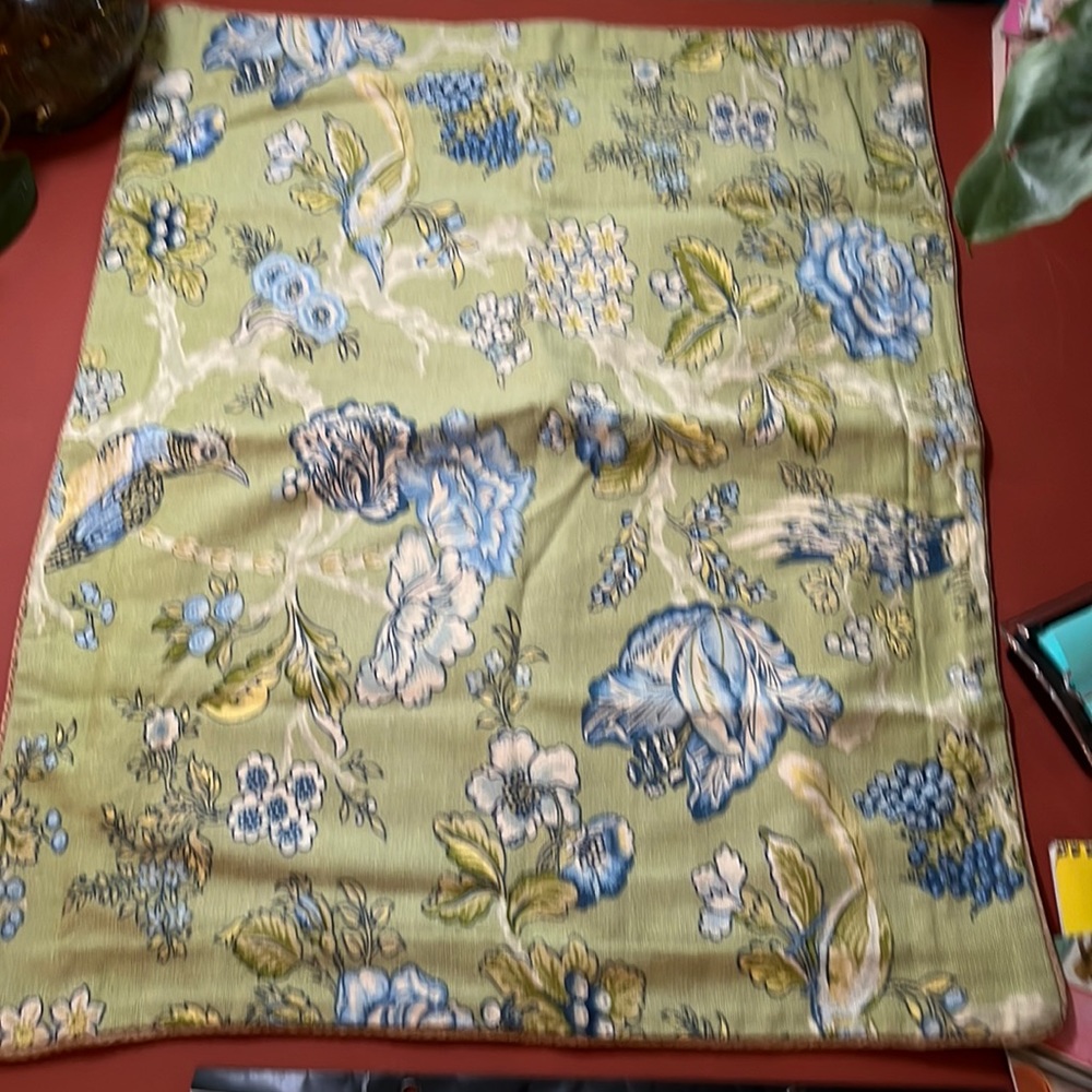 Waverly Cottage Core floral/bird pillow shams (2)